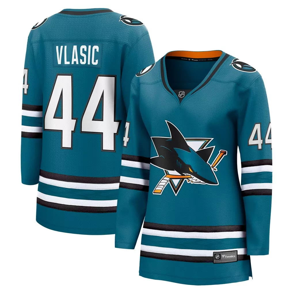 marc edouard vlasic san jose sharks fanatics breakaway jersey teal