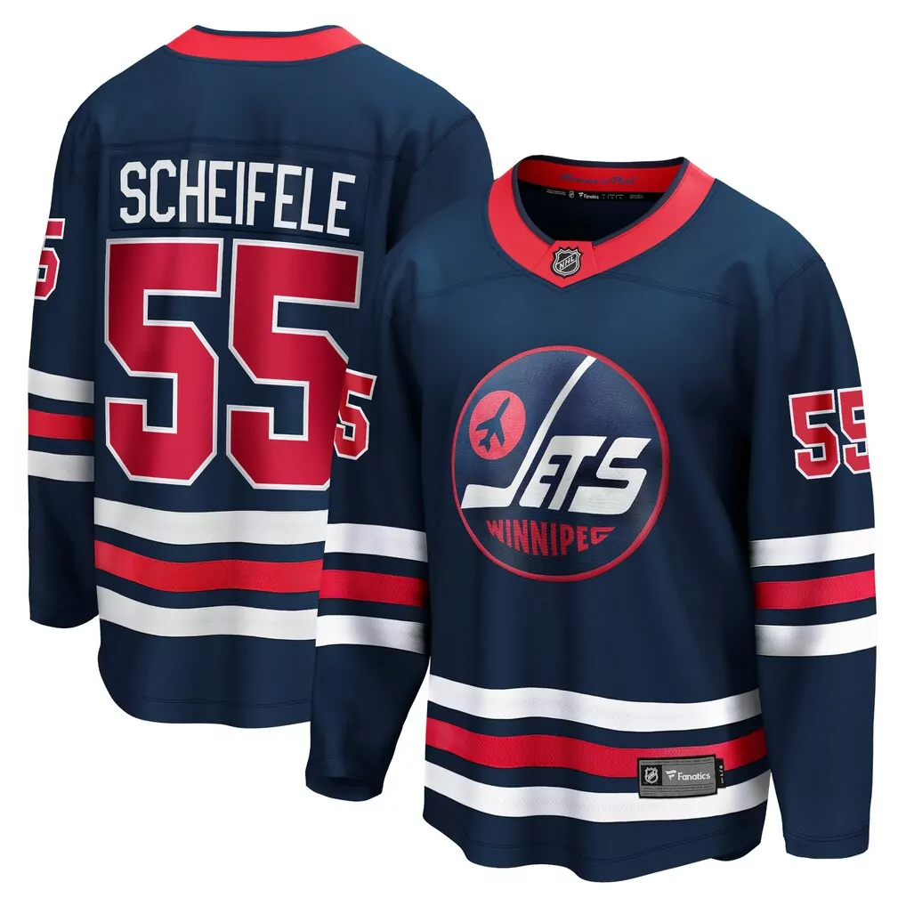luke schenn winnipeg jets fanatics women s home breakaway player jersey navy