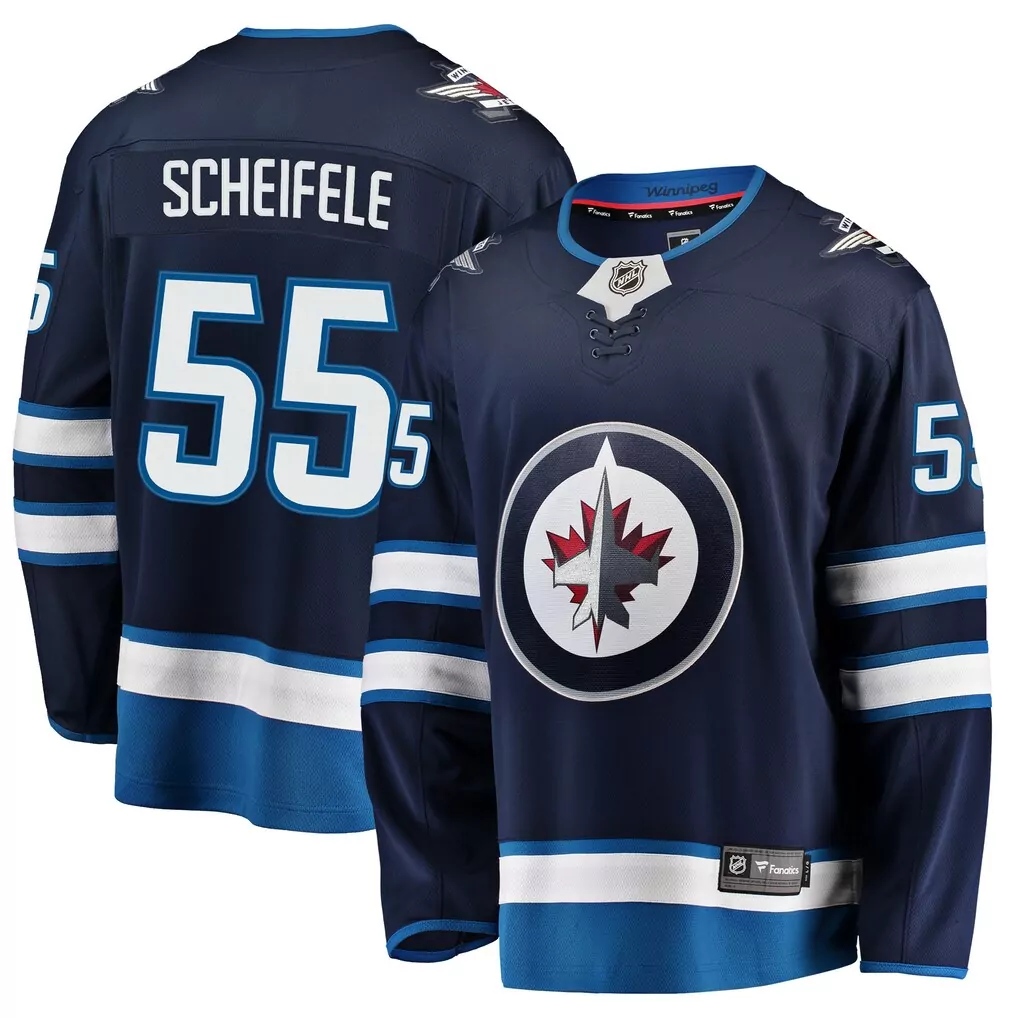 luke schenn winnipeg jets fanatics women s home breakaway player jersey navy