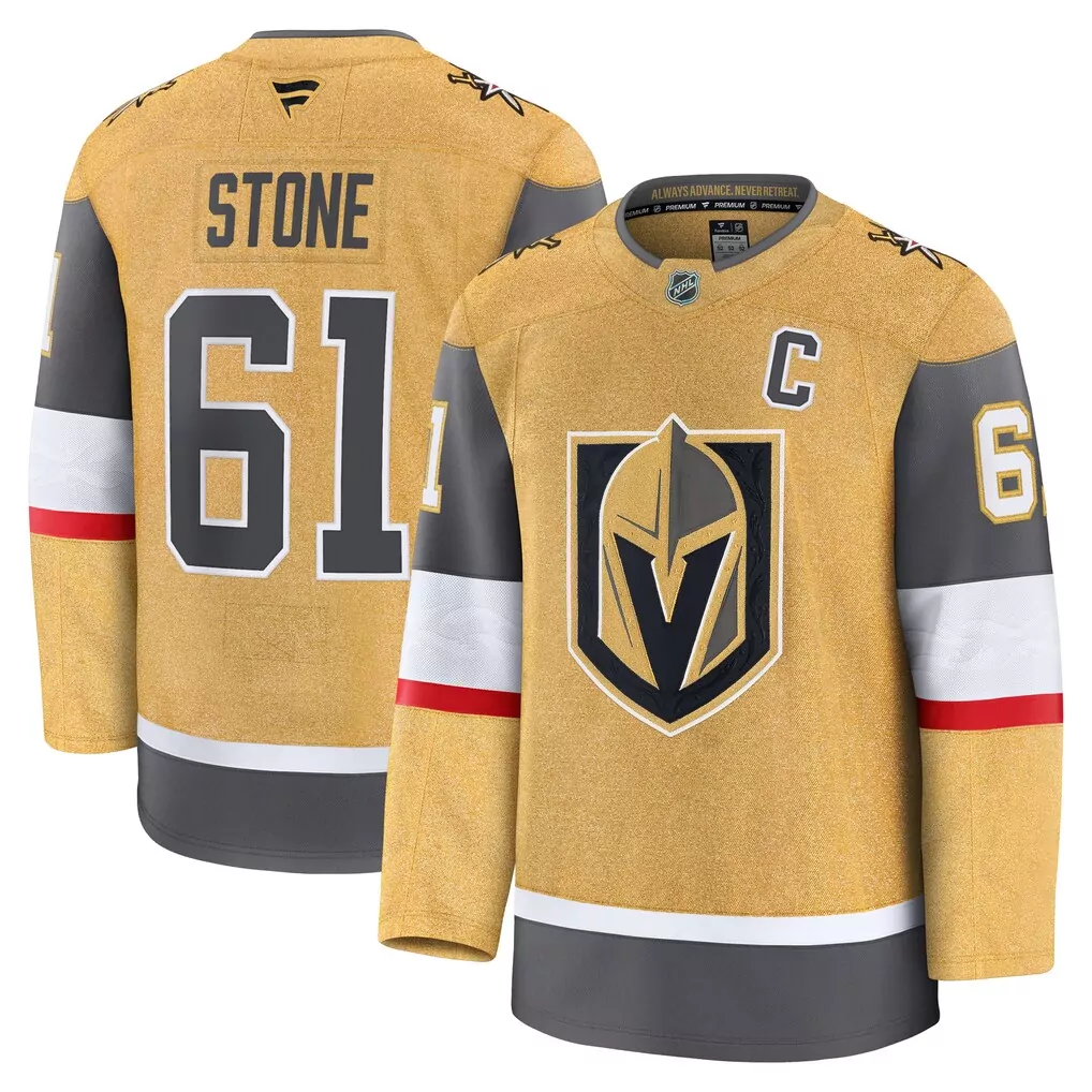 keegan kolesar vegas golden knights fanatics home breakaway jersey gold