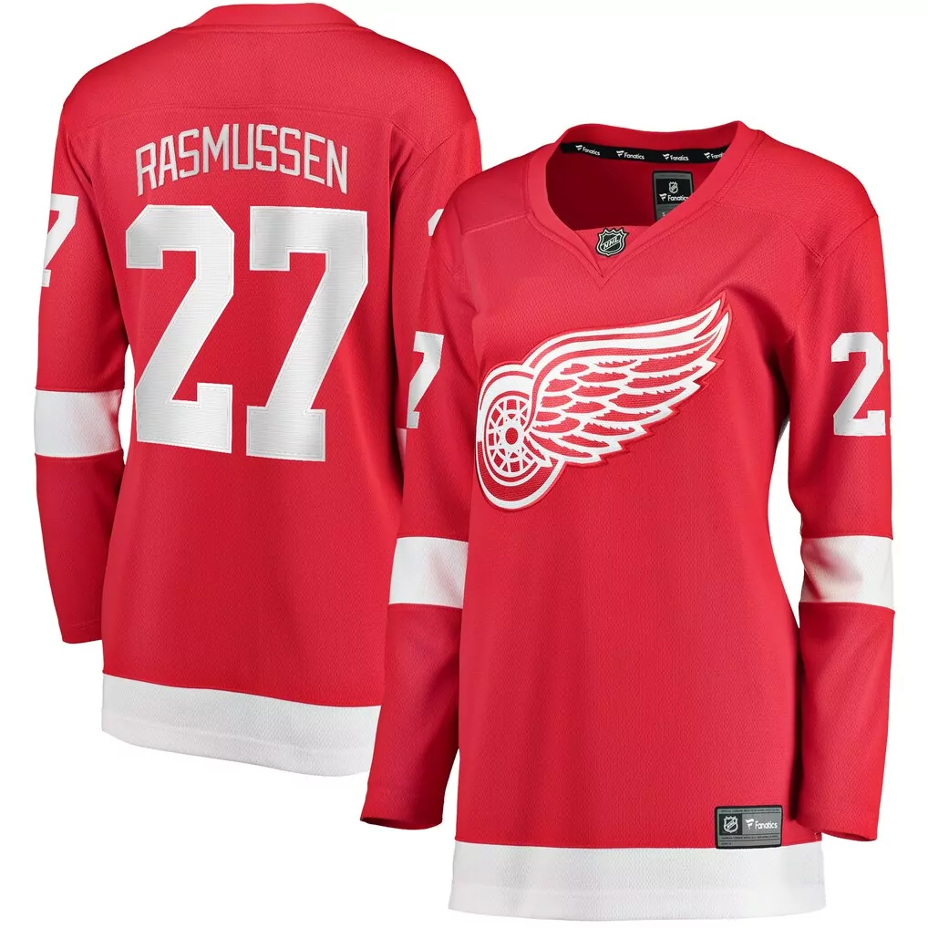 lucas raymond detroit red wings fanatics home breakaway player jersey red