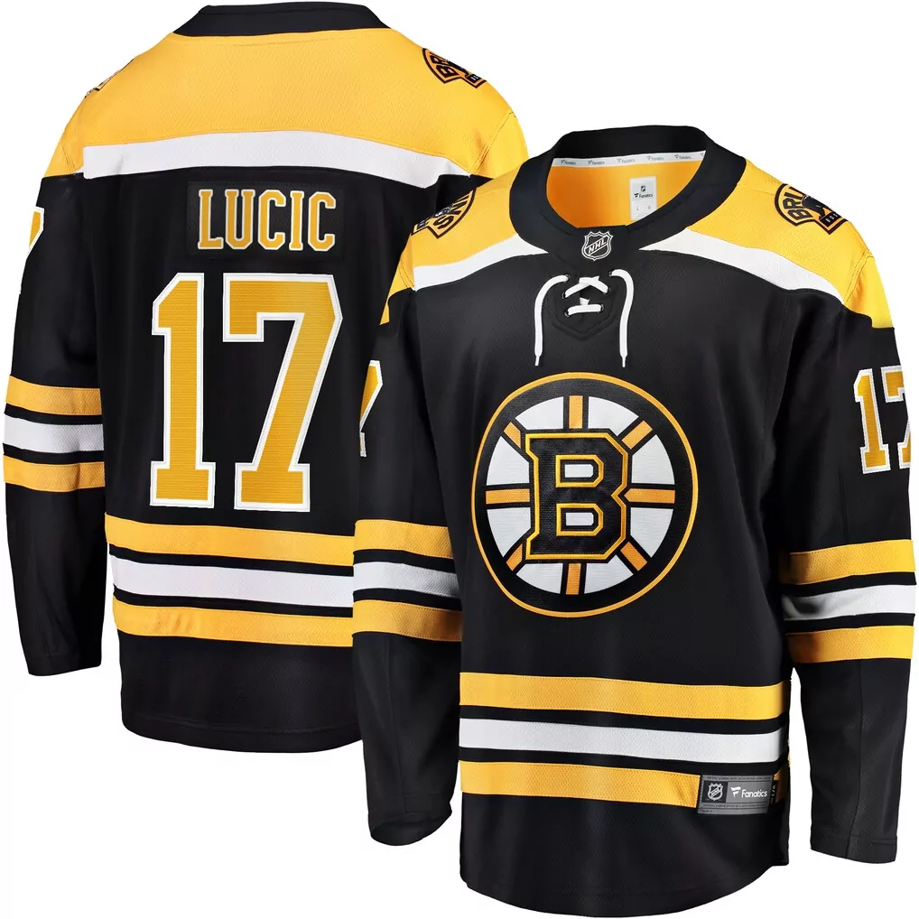 milan lucic boston bruins fanatics home breakaway jersey black