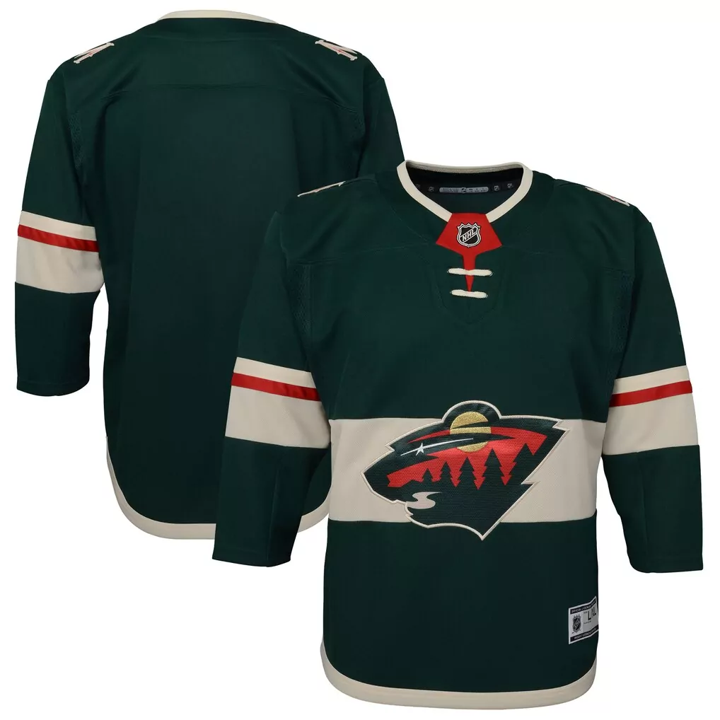 minnesota wild fanatics women s home breakaway jersey green