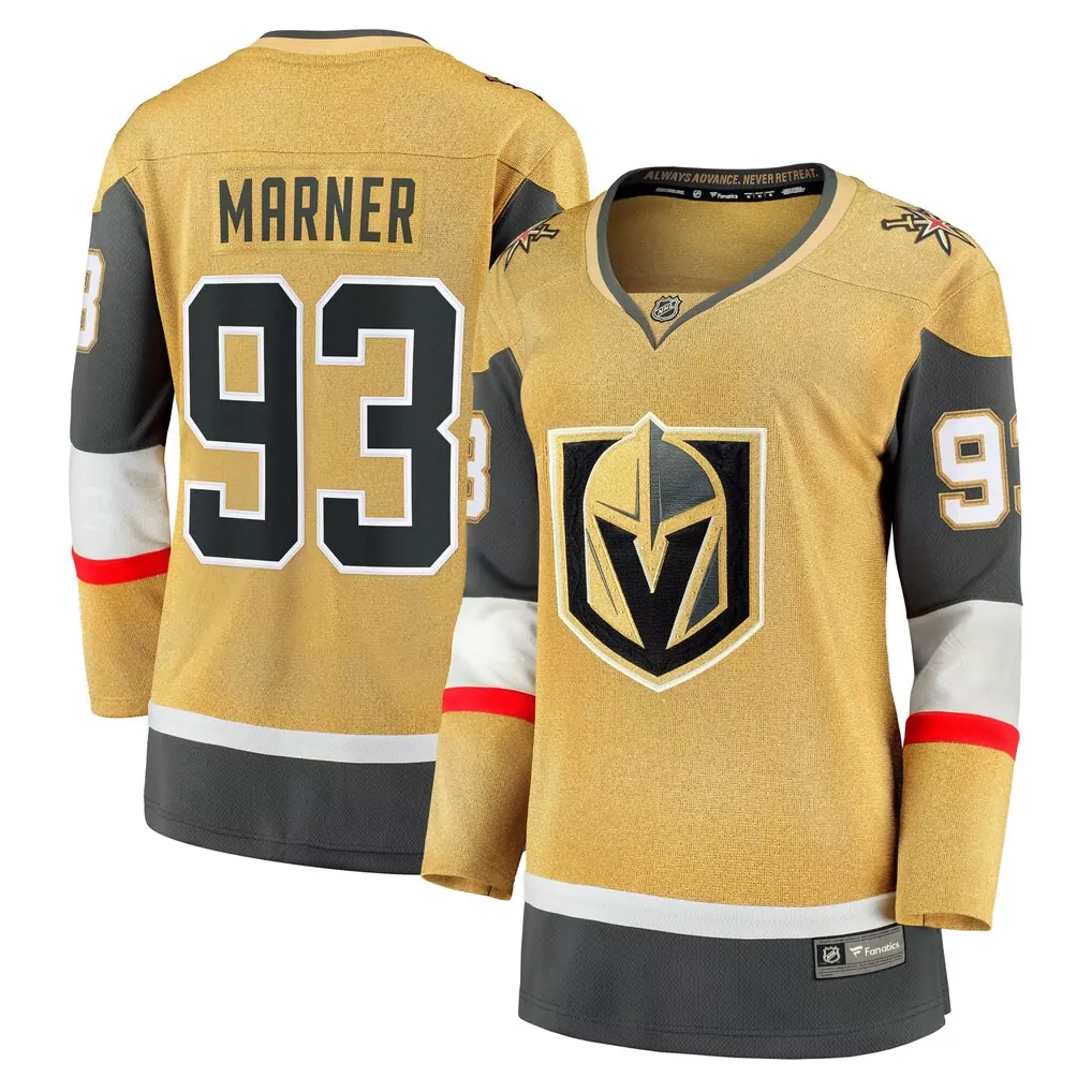 mark stone vegas golden knights fanatics women s captain patch home breakaway player jersey gold