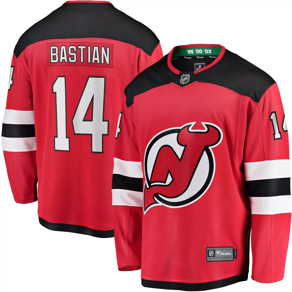 jonas siegenthaler new jersey devils fanatics women s home breakaway player jersey red