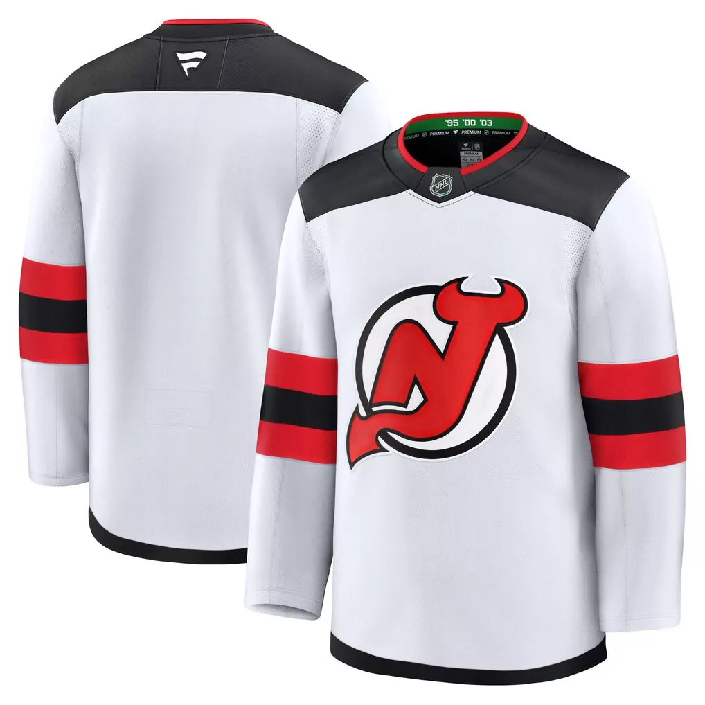 new jersey devils fanatics alternate breakaway jersey white