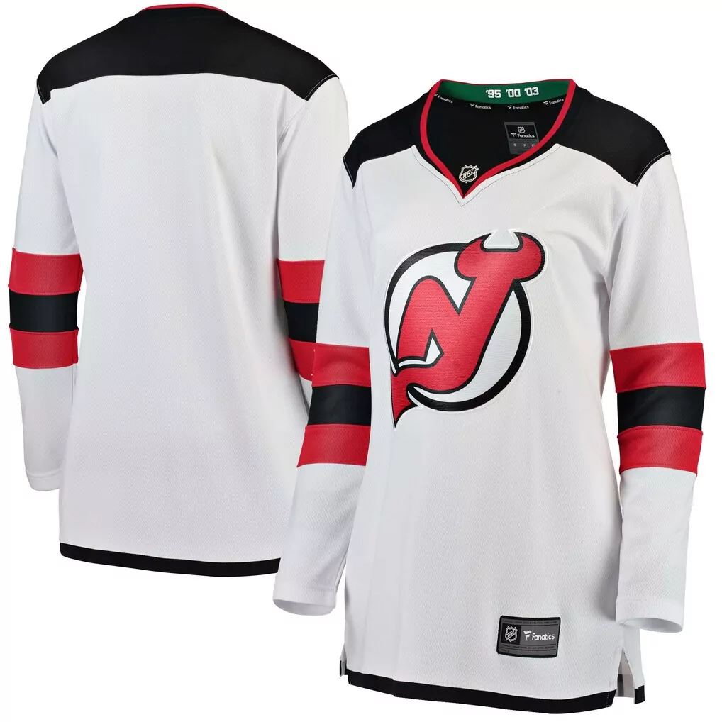 new jersey devils fanatics home premium custom jersey red