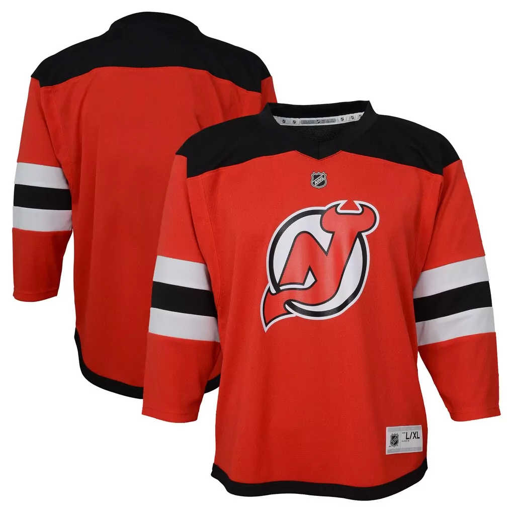 new jersey devils fanatics youth breakaway home jersey red