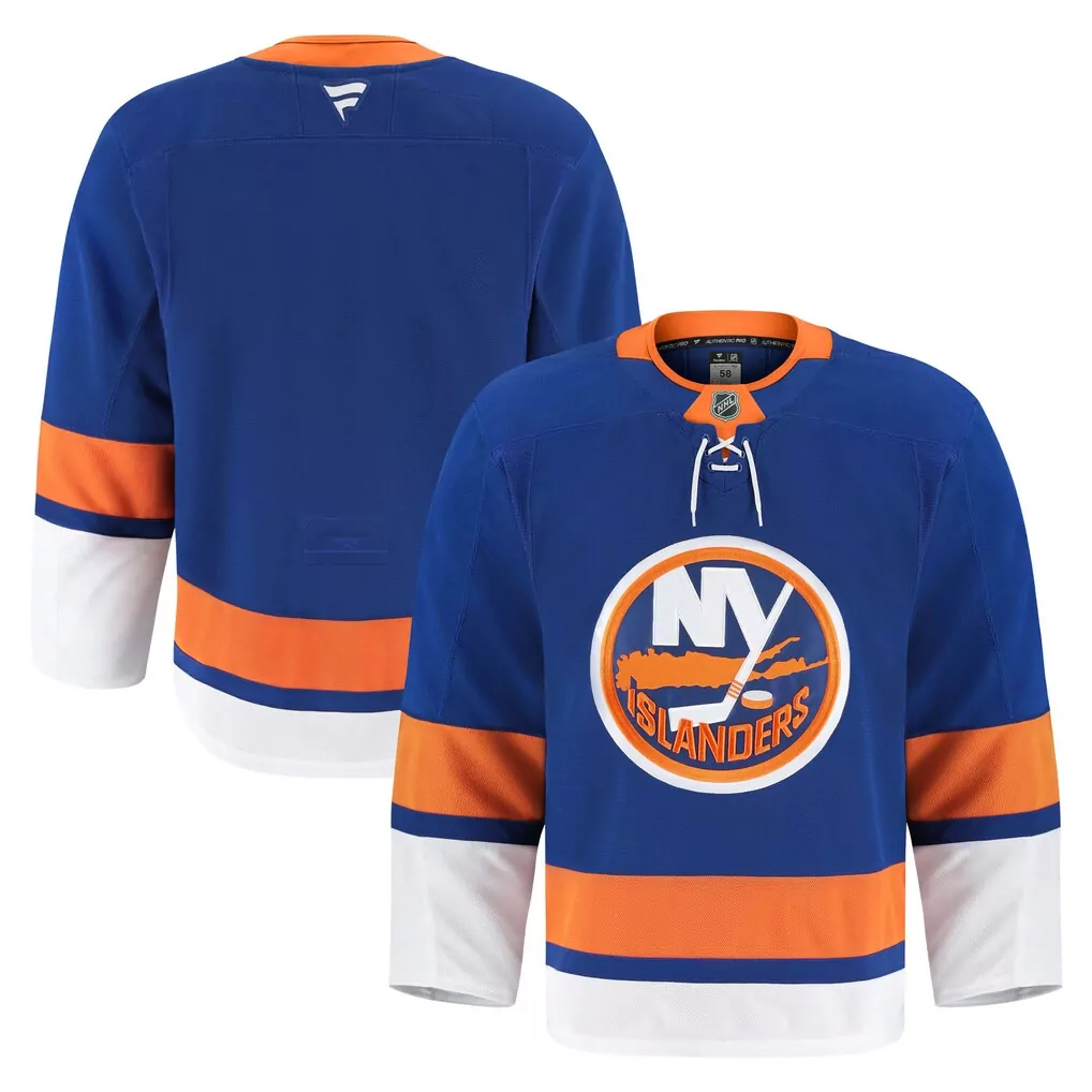new york islanders fanatics home authentic pro custom jersey royal
