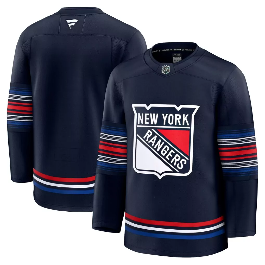 new york rangers fanatics alternate premium jersey navy