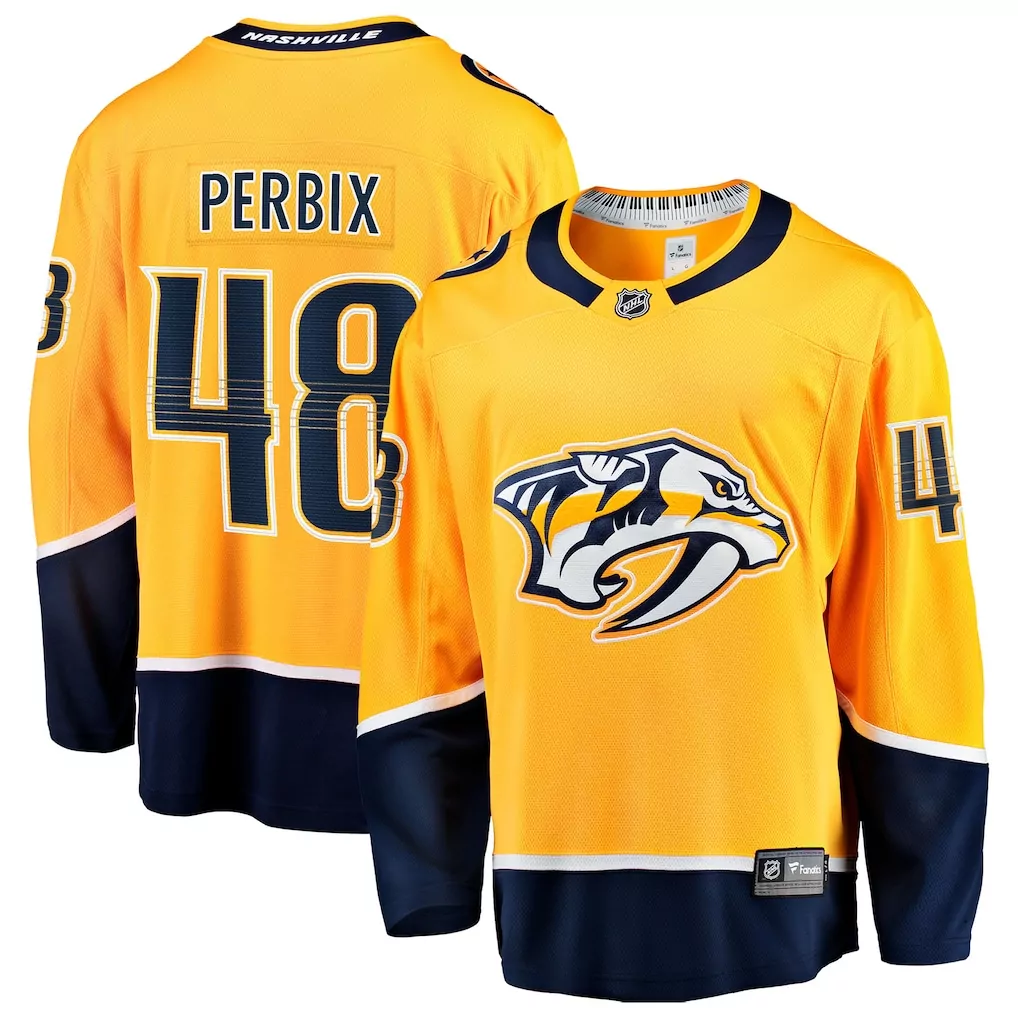 nashville predators youth home replica custom jersey gold