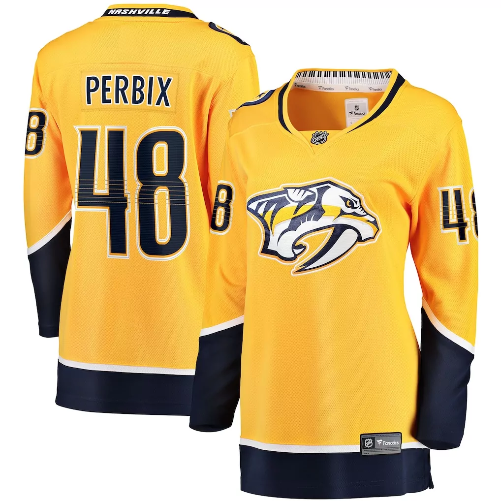 nashville predators youth home replica custom jersey gold