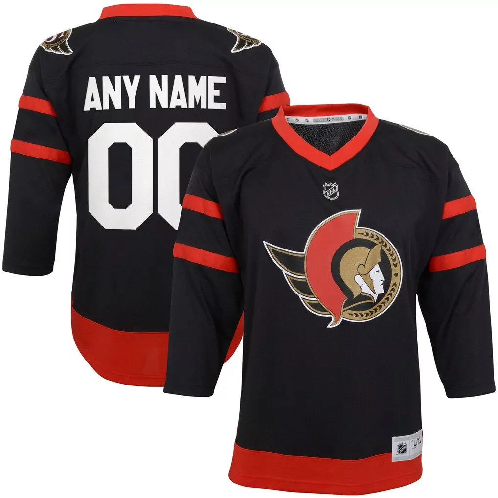 ottawa senators youth home premier jersey black