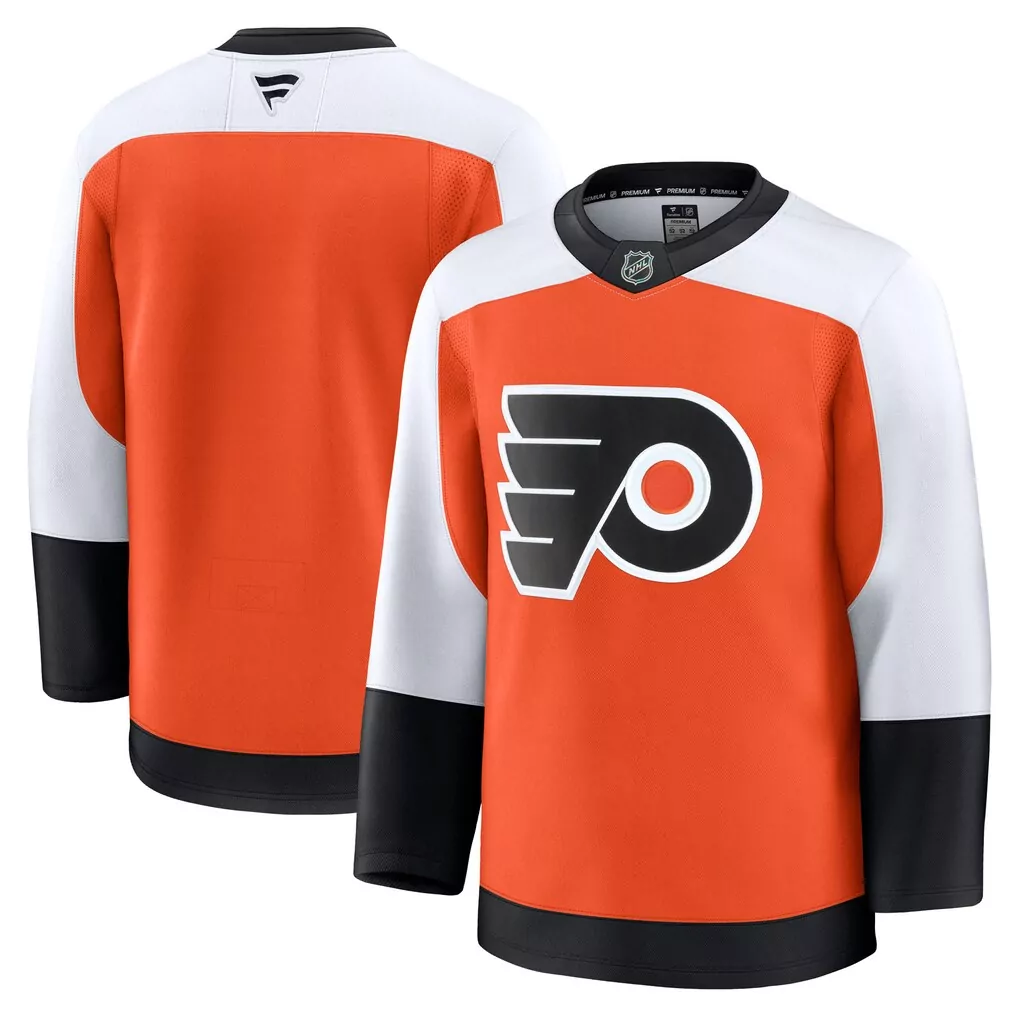 philadelphia flyers fanatics home premium jersey burnt orange