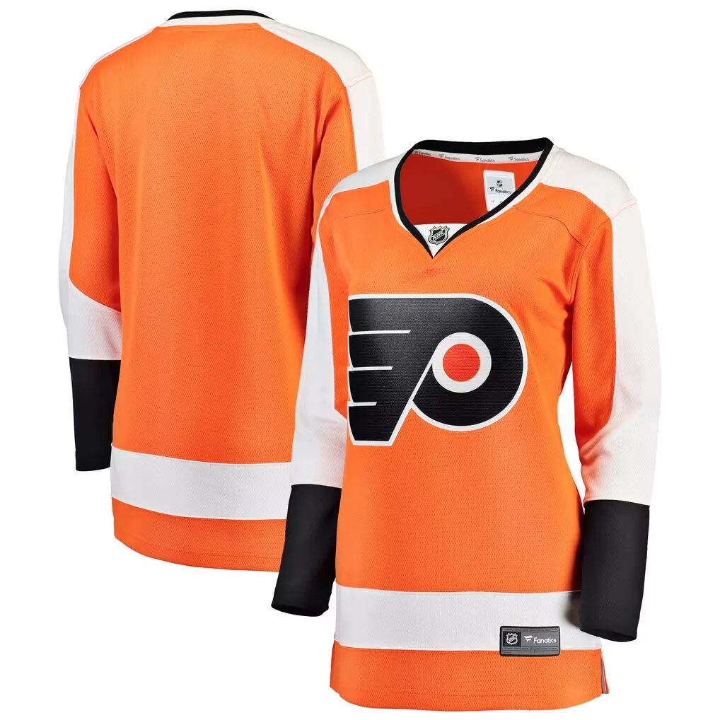 philadelphia flyers fanatics women s home breakaway jersey orange