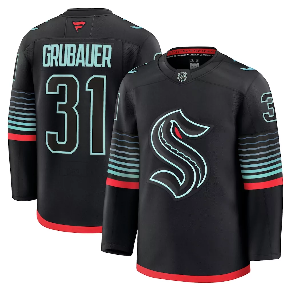 oliver bjorkstrand seattle kraken fanatics women s home breakaway player jersey deep sea blue