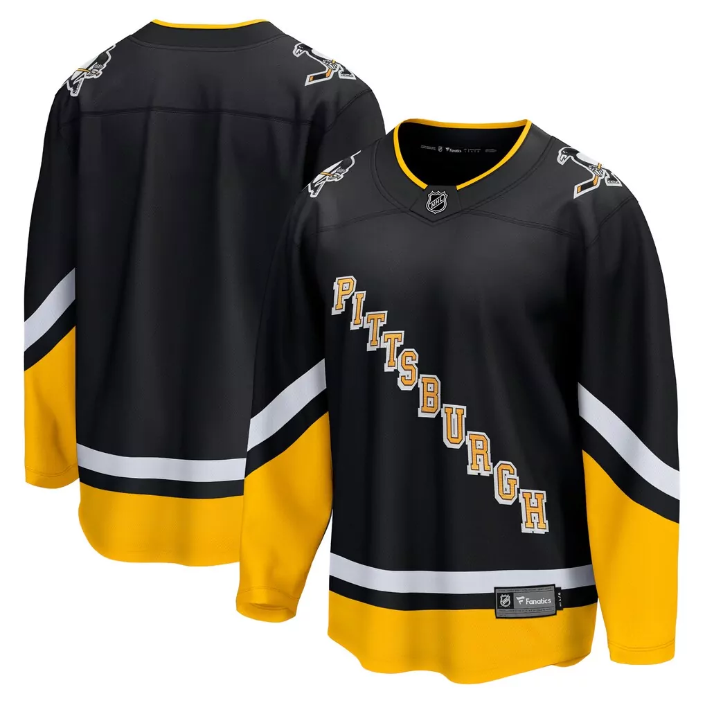pittsburgh penguins fanatics alternate authentic pro custom jersey gold