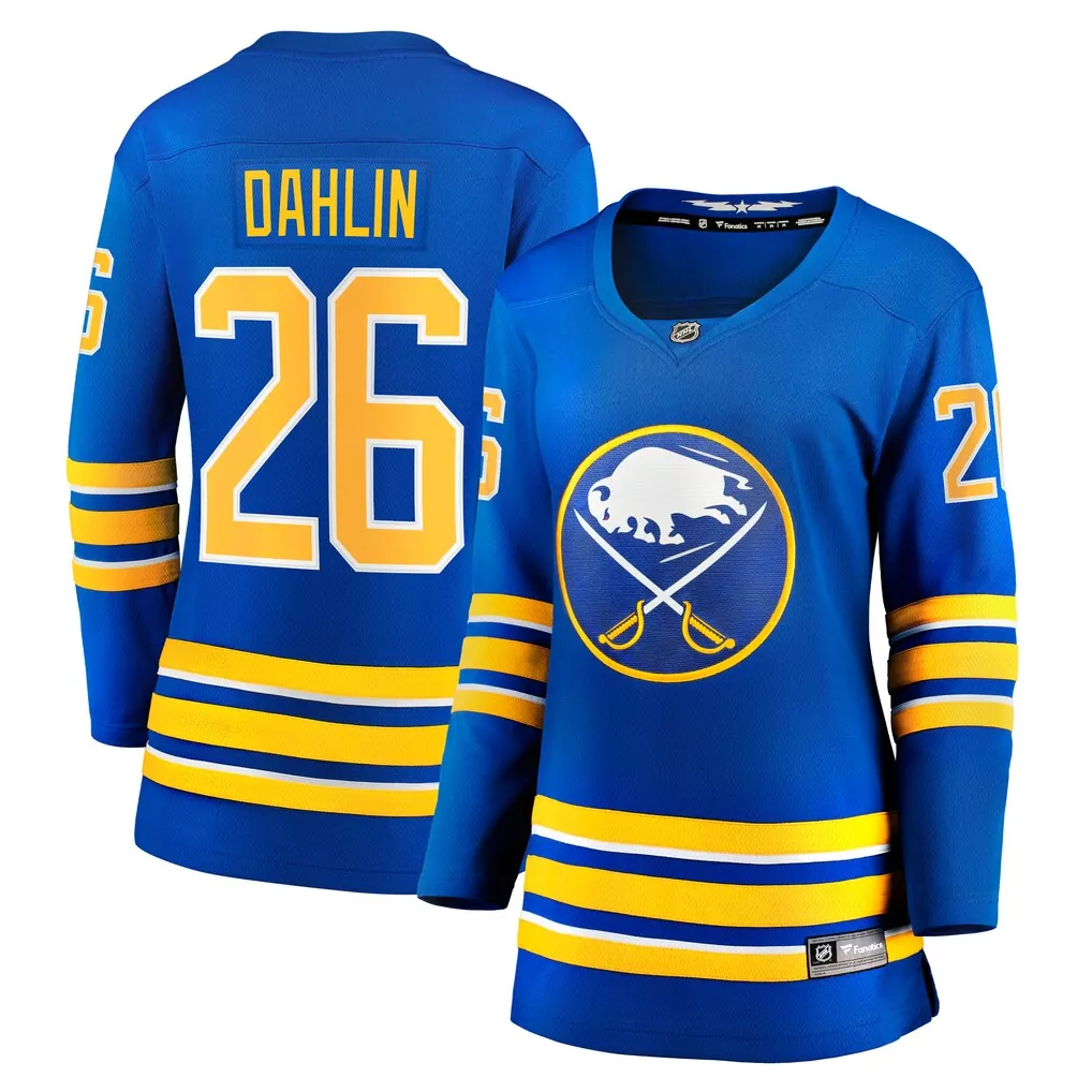 rasmus dahlin buffalo sabres fanatics home premium jersey royal