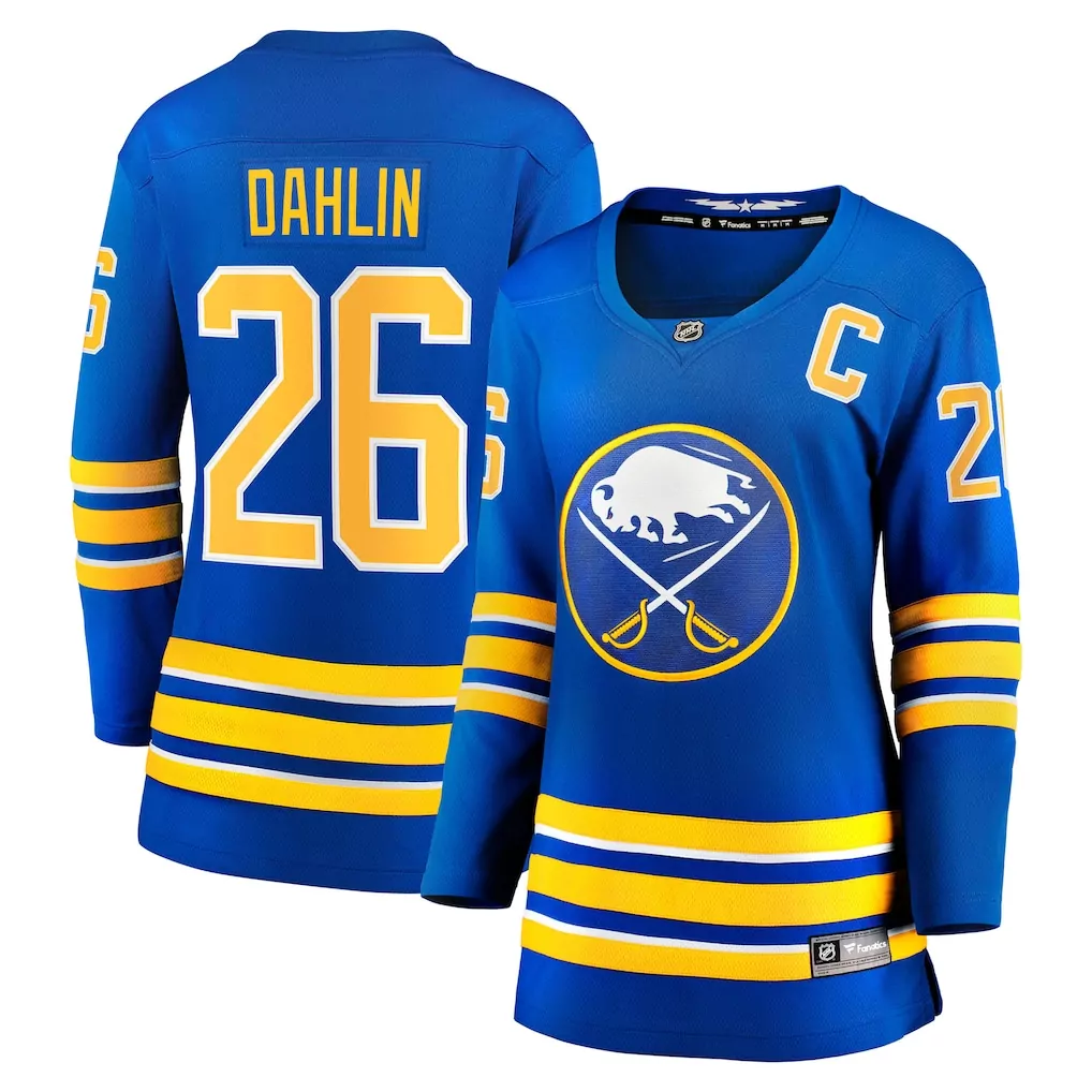 rasmus dahlin buffalo sabres fanatics home premium jersey royal
