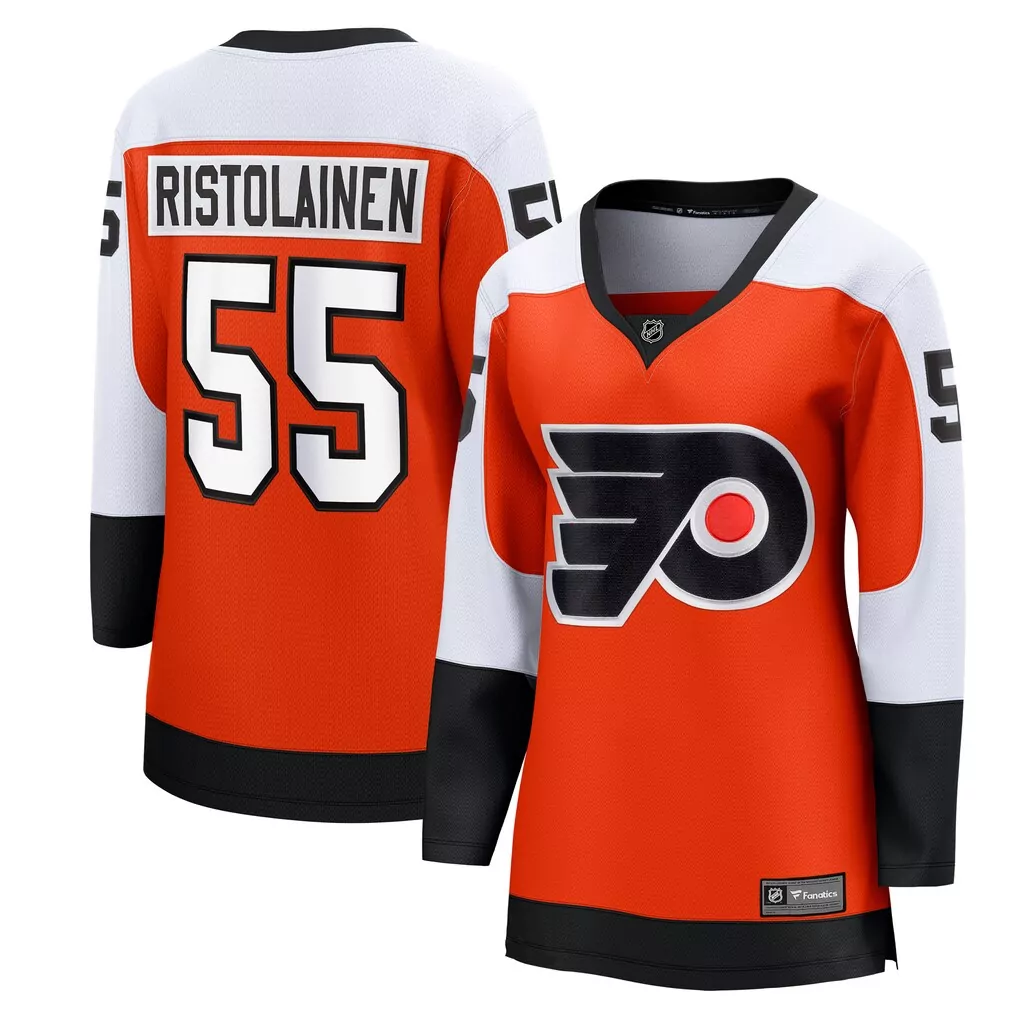 rasmus ristolainen philadelphia flyers fanatics women s home breakaway player jersey orange