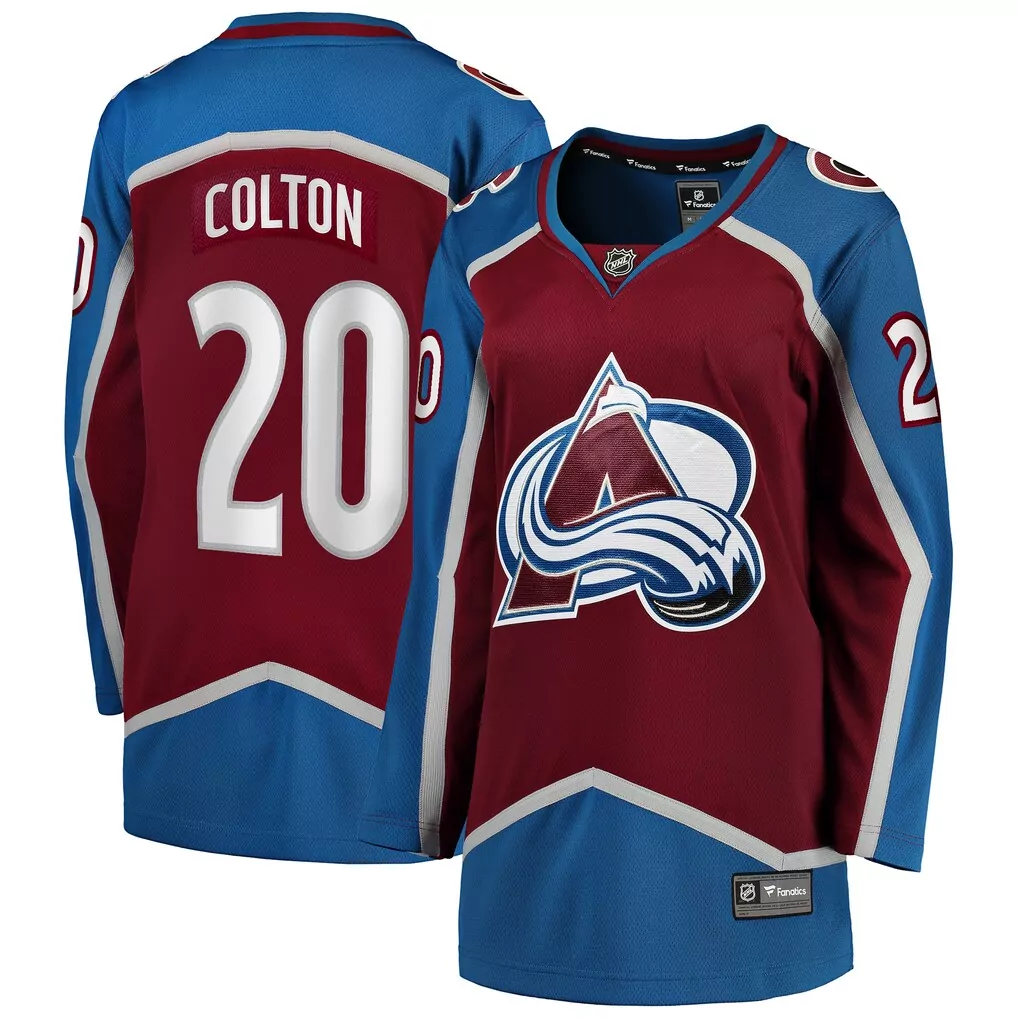 ross colton colorado avalanche fanatics home breakaway jersey maroon