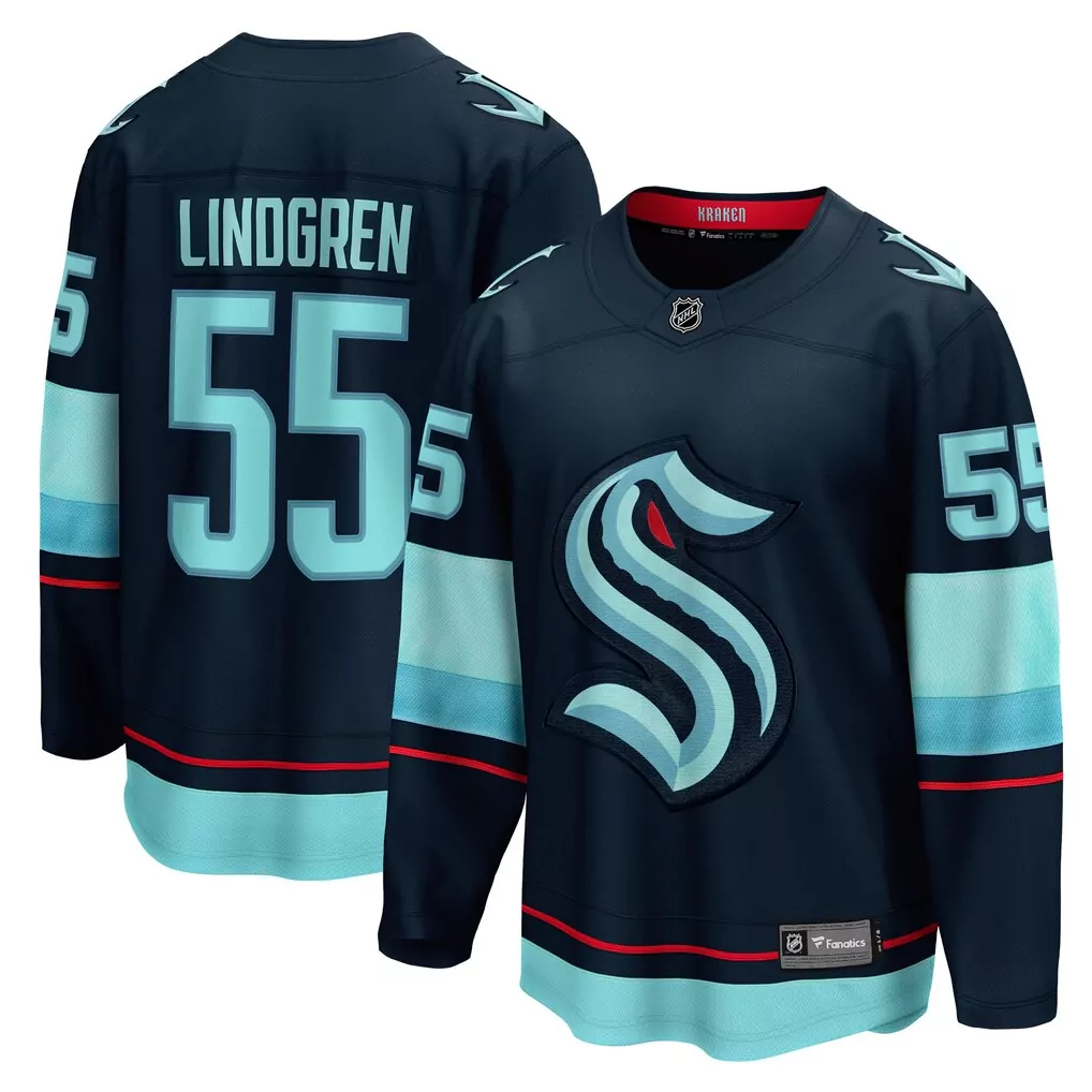 pierre edouard bellemare seattle kraken fanatics women s home breakaway player jersey deep sea blue