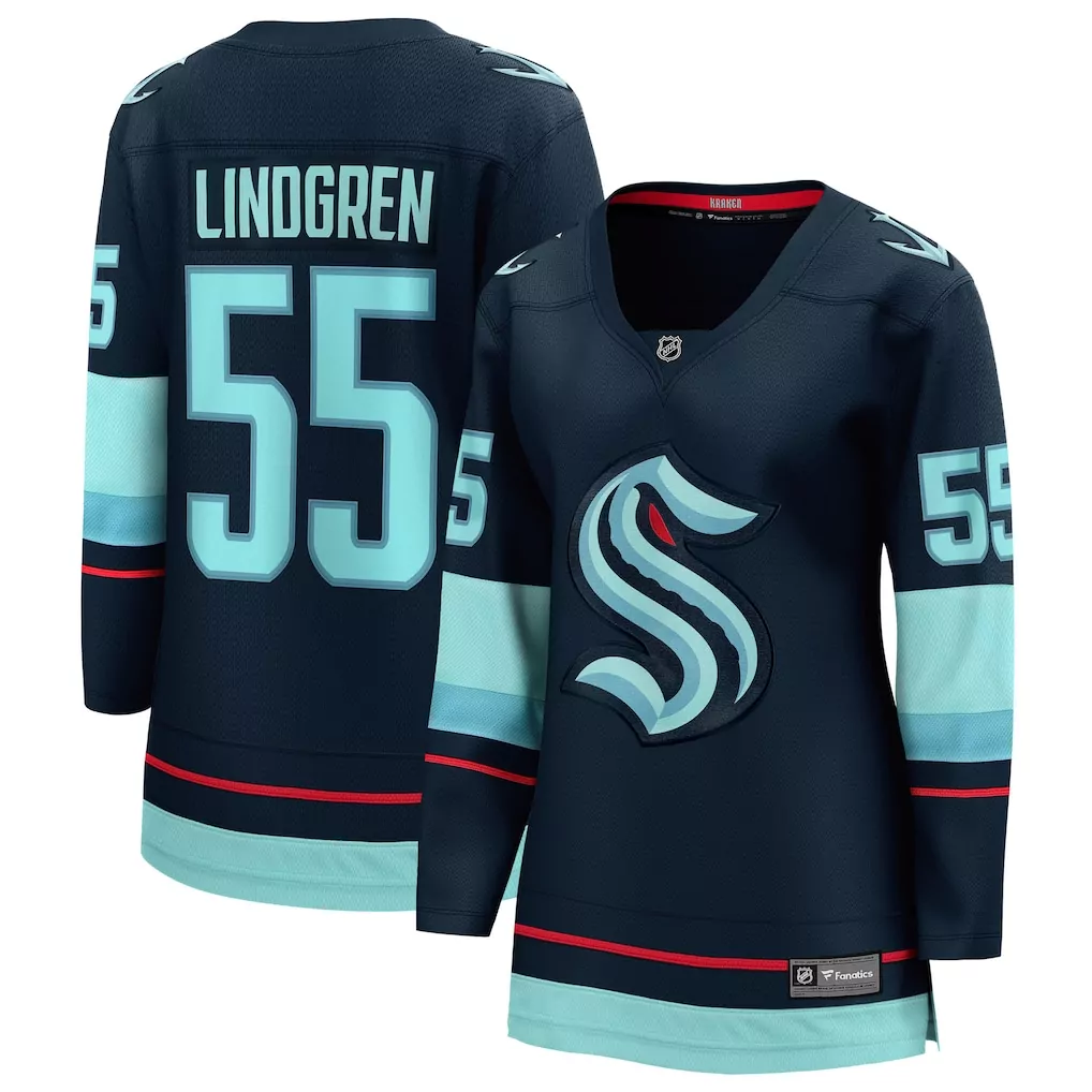 pierre edouard bellemare seattle kraken fanatics women s home breakaway player jersey deep sea blue
