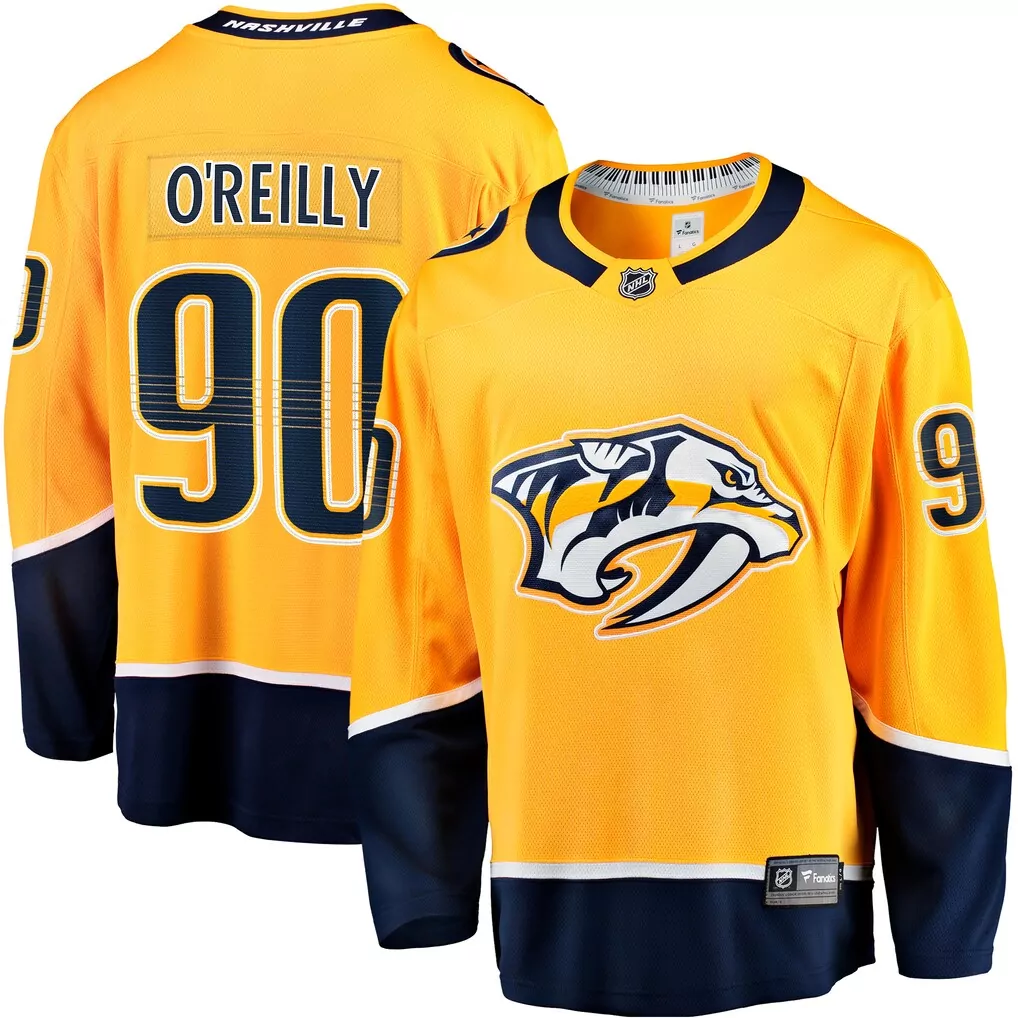 ryan o reilly nashville predators fanatics breakaway jersey gold