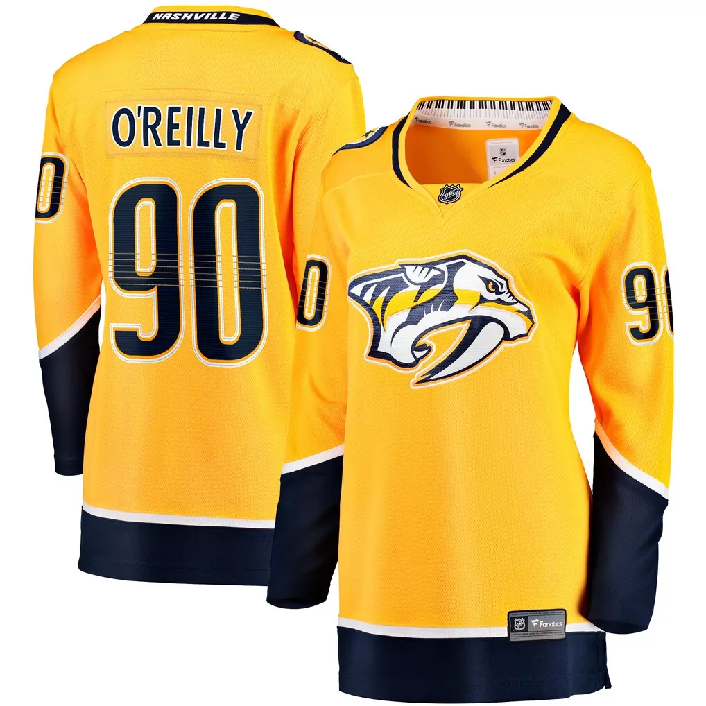 ryan o reilly nashville predators fanatics breakaway jersey gold