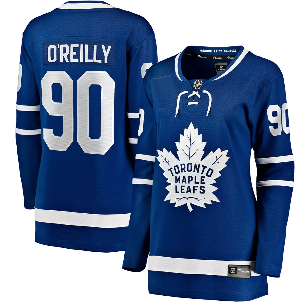 reese johnson toronto maple leafs fanatics women s home breakaway player jersey blue