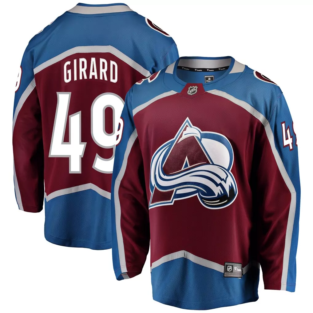 ross colton colorado avalanche fanatics home breakaway jersey maroon