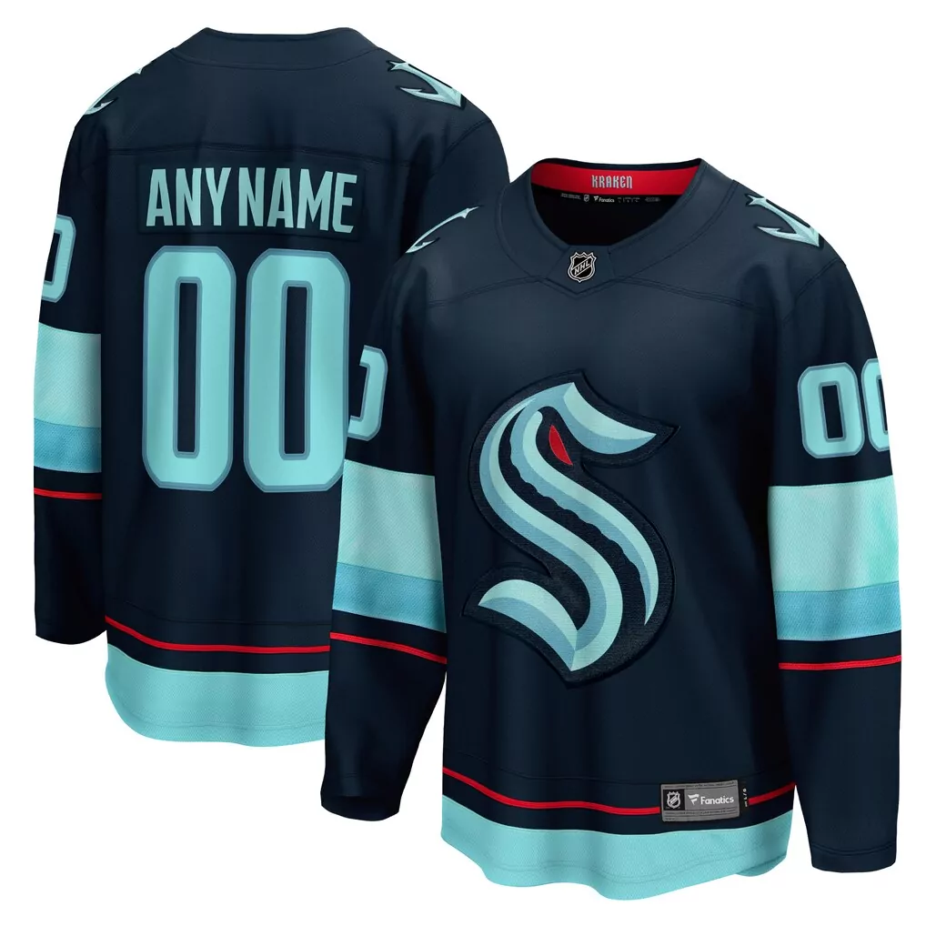 seattle kraken fanatics home authentic pro jersey deep sea blue