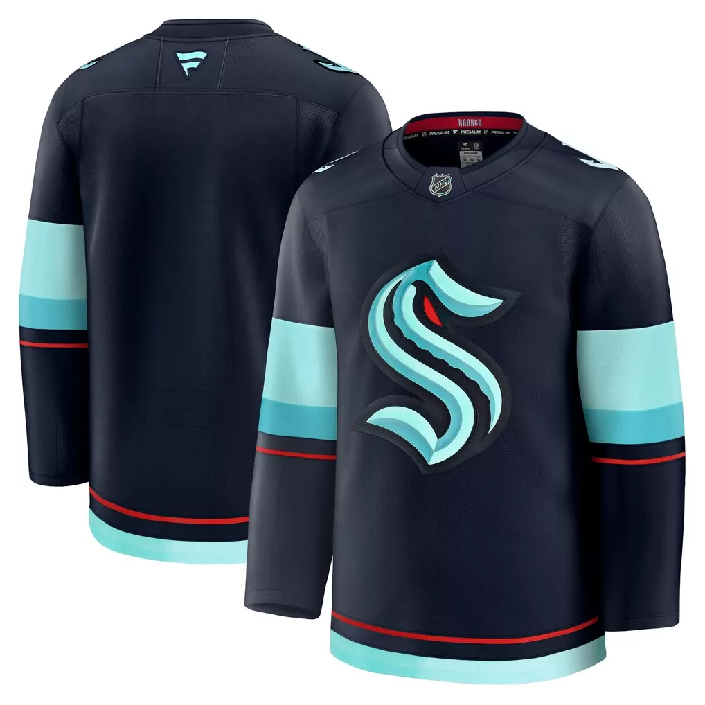 seattle kraken fanatics home authentic pro jersey deep sea blue