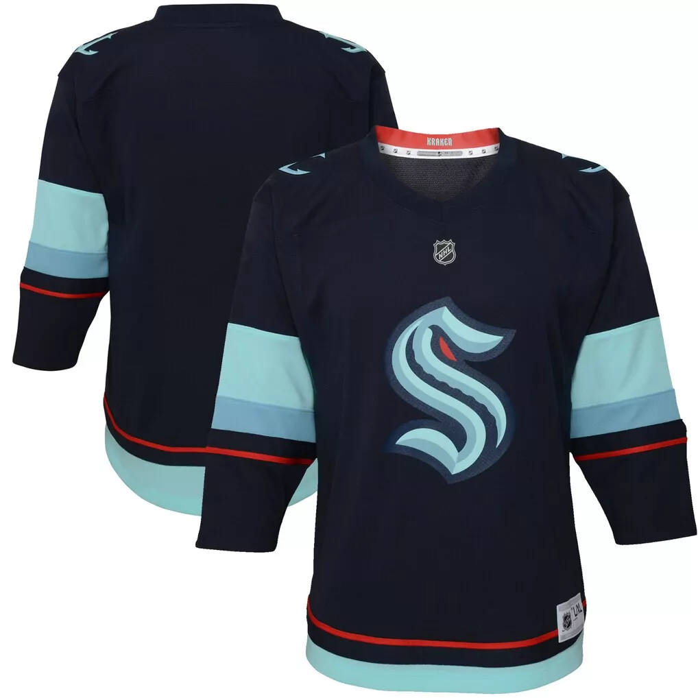 seattle kraken infant away replica jersey white