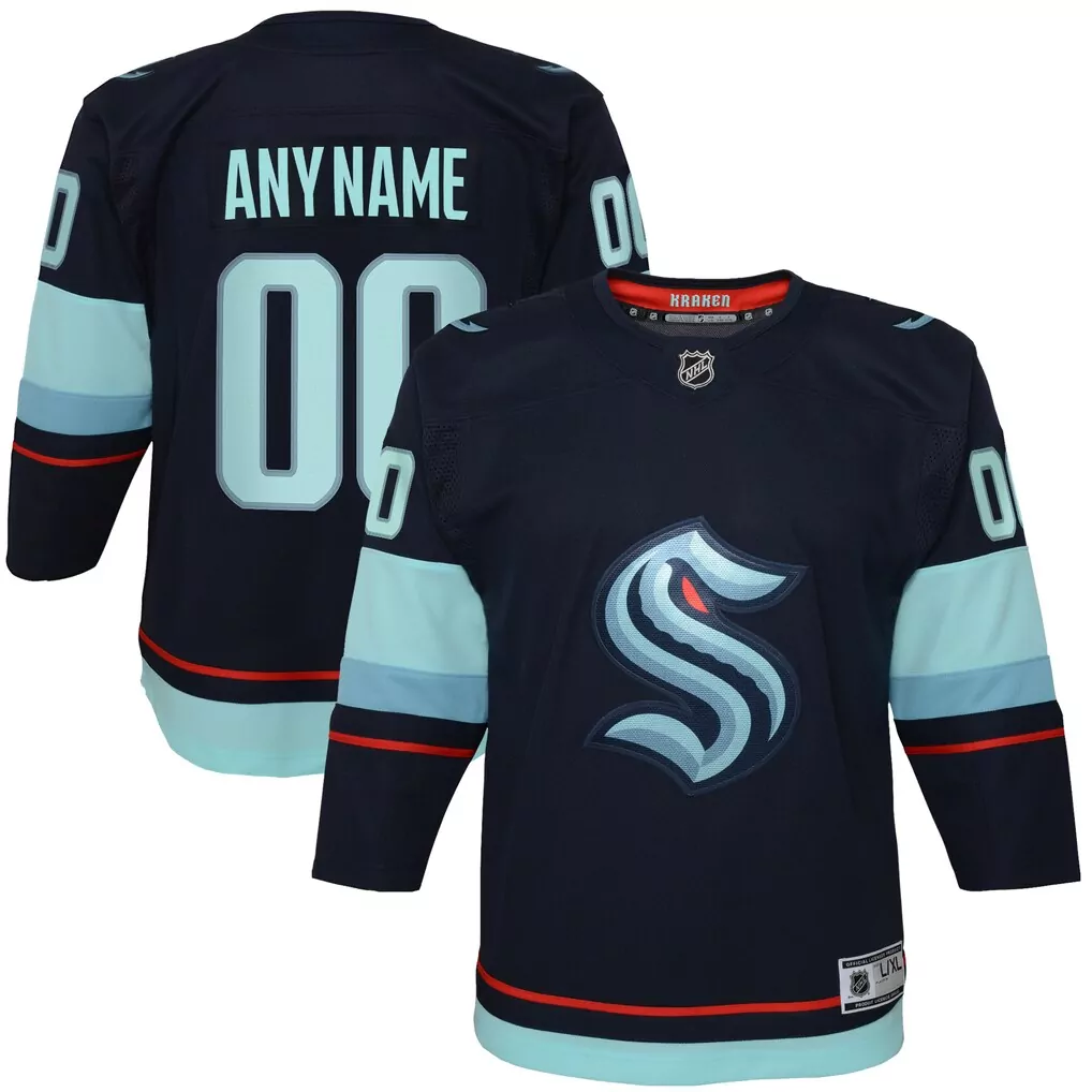 seattle kraken infant away replica jersey white