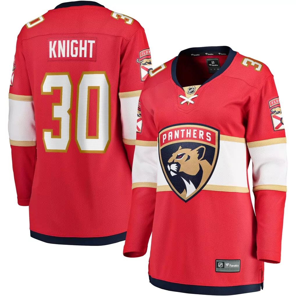 seth jones florida panthers fanatics home breakaway jersey red