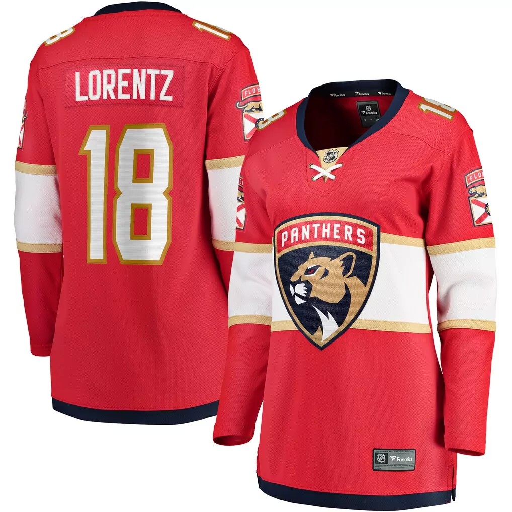 seth jones florida panthers fanatics home breakaway jersey red