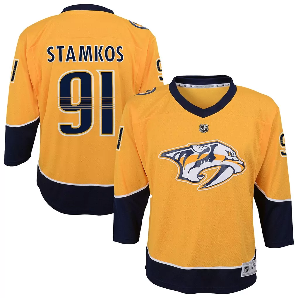 steven stamkos nashville predators fanatics home premium jersey gold