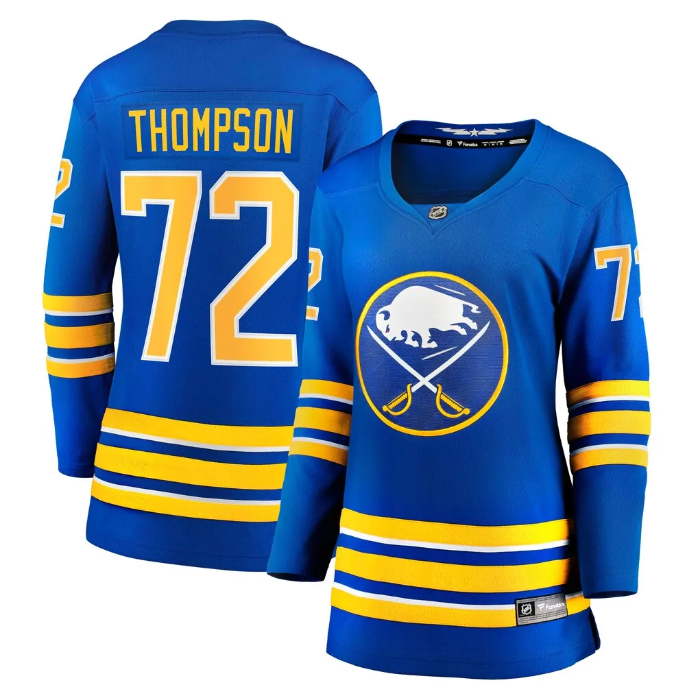 tage thompson buffalo sabres fanatics alternate premium jersey black