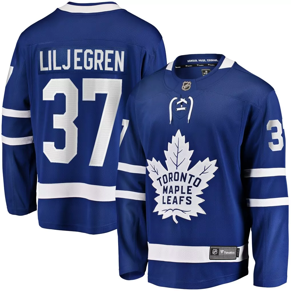 scott laughton toronto maple leafs fanatics women s home breakaway player jersey blue