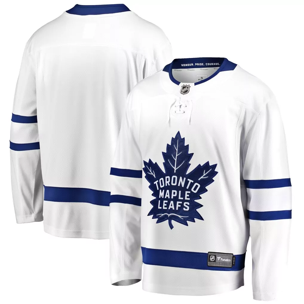 toronto maple leafs fanatics away premium jersey white