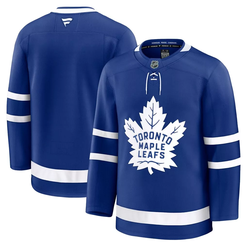toronto maple leafs fanatics home breakaway custom jersey blue