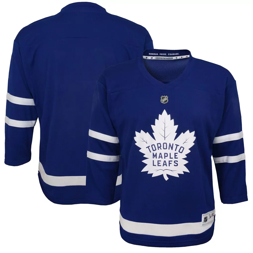 toronto maple leafs youth home replica custom jersey blue