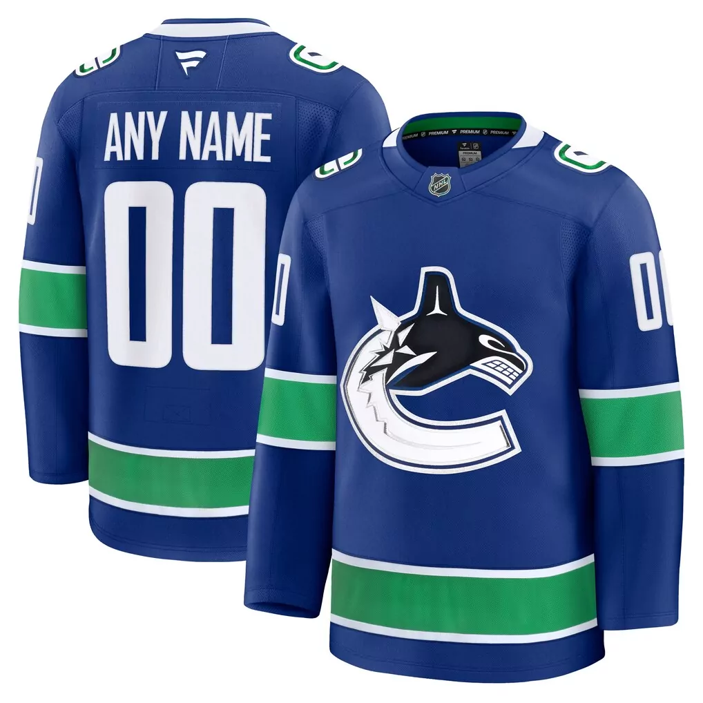 vancouver canucks fanatics home authentic pro jersey blue