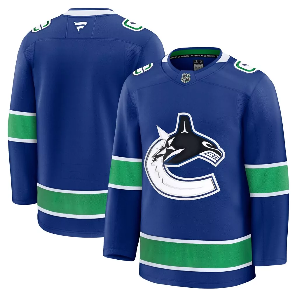 vancouver canucks fanatics home authentic pro jersey blue