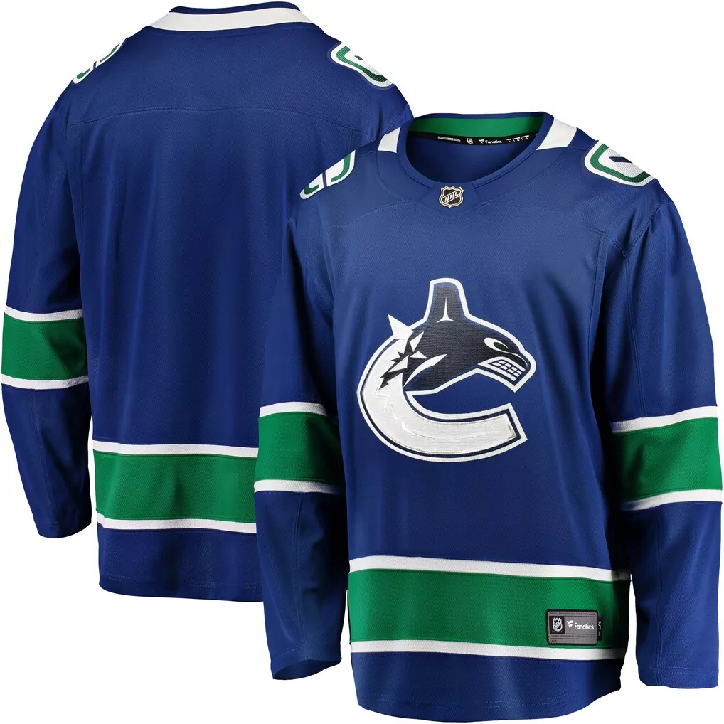 vancouver canucks fanatics home authentic pro jersey blue