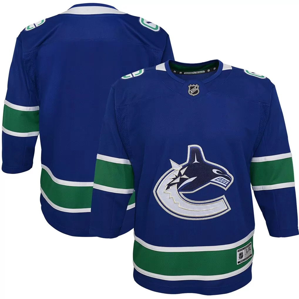 vancouver canucks fanatics women s breakaway custom jersey blue