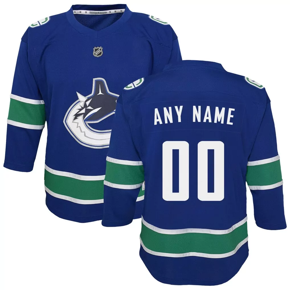 vancouver canucks fanatics women s breakaway custom jersey blue