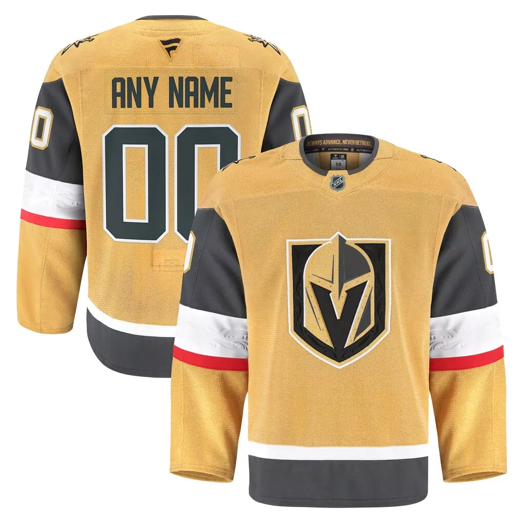 vegas golden knights fanatics away premium custom jersey white
