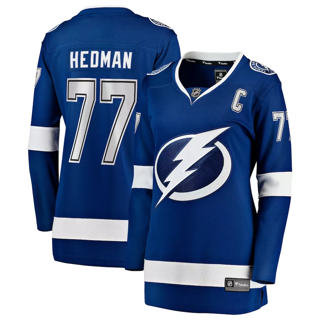 victor hedman tampa bay lightning fanatics women s home breakaway jersey blue